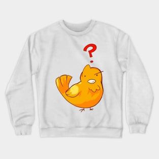 Confused Bird Crewneck Sweatshirt